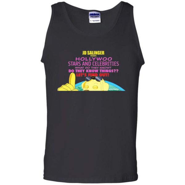 hollywoo stars and celebrities tank top - black