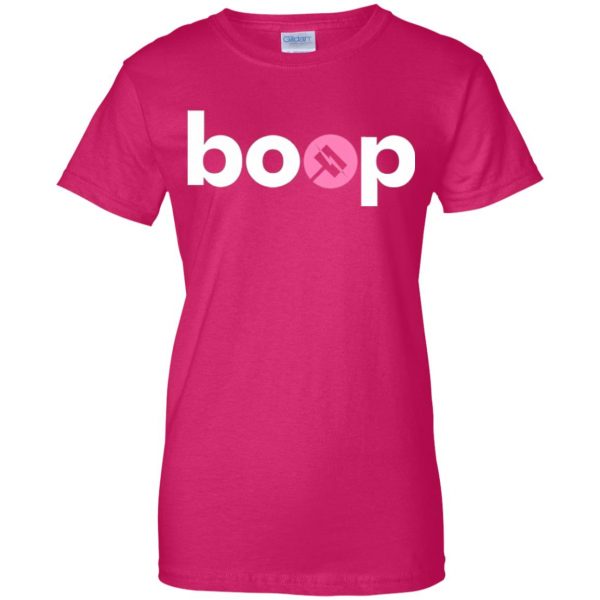 rwby boop womens t shirt - lady t shirt - pink heliconia