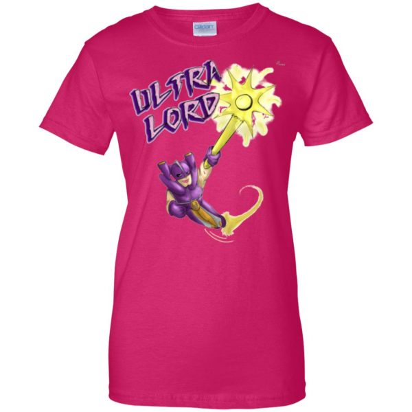 ultralord womens t shirt - lady t shirt - pink heliconia