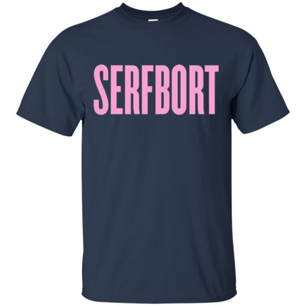 serfbort t shirt - navy blue