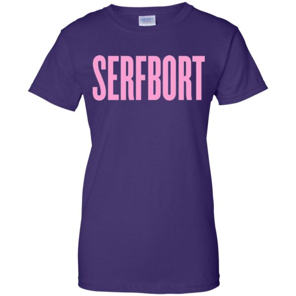 serfbort womens t shirt - lady t shirt - purple