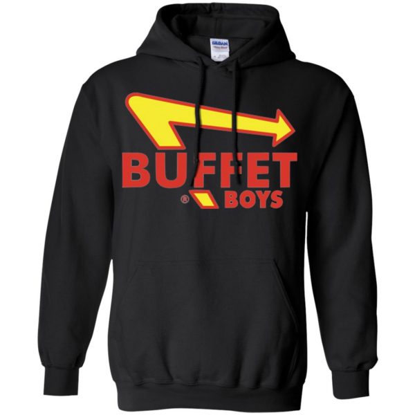 buffet boys hoodie - black