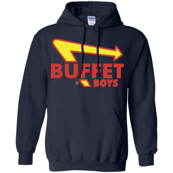 buffet boys hoodie - navy blue