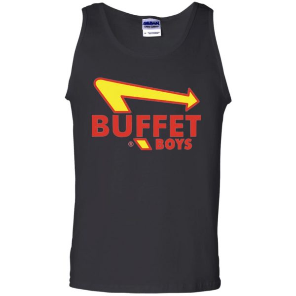 buffet boys tank top - black