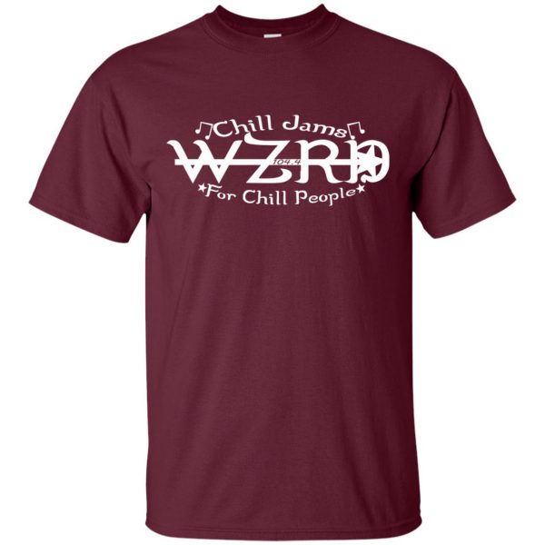 wzrd t shirt - maroon