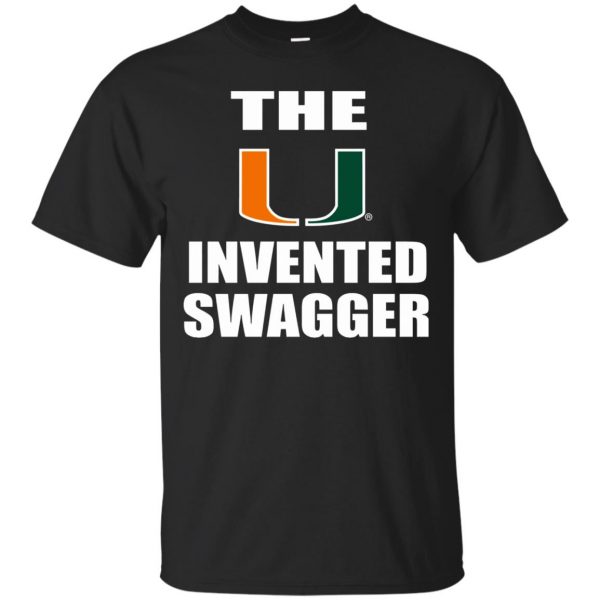 the u invented swagger t shirt - black