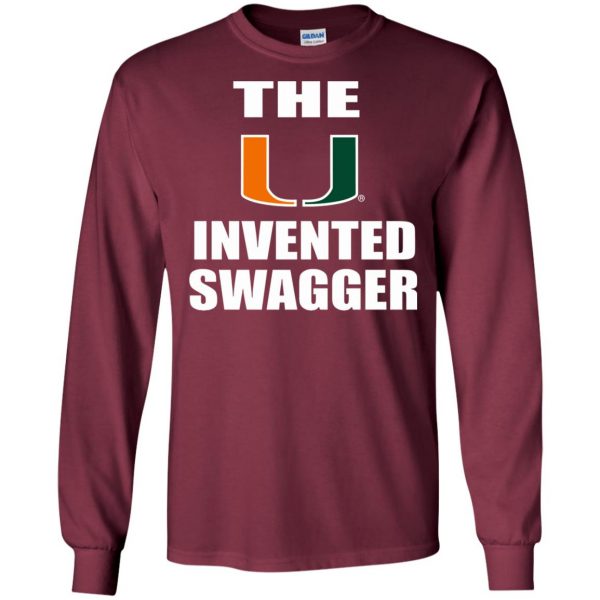 the u invented swagger long sleeve - maroon