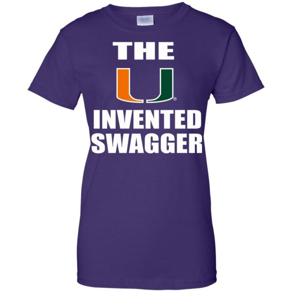 the u invented swagger womens t shirt - lady t shirt - purple