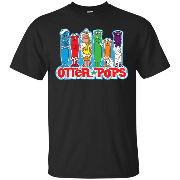 otter pop shirt - black