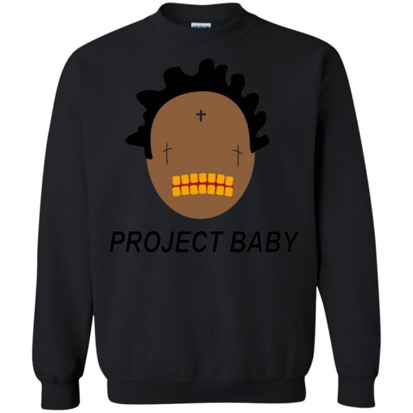 kodak black project babys sweatshirt - black