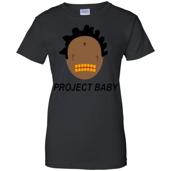 kodak black project babys womens t shirt - lady t shirt - black