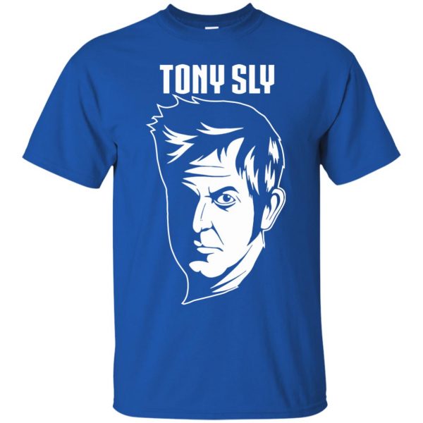 tony sly t shirt - royal blue