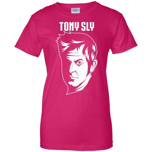 tony sly womens t shirt - lady t shirt - pink heliconia