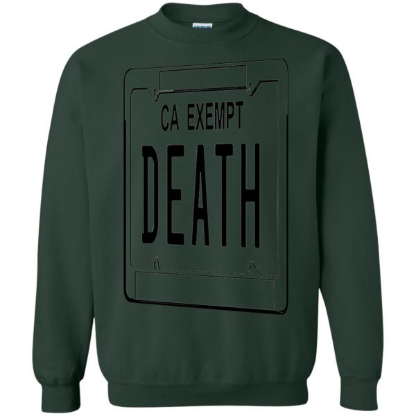 government plates sweatshirt - forest green