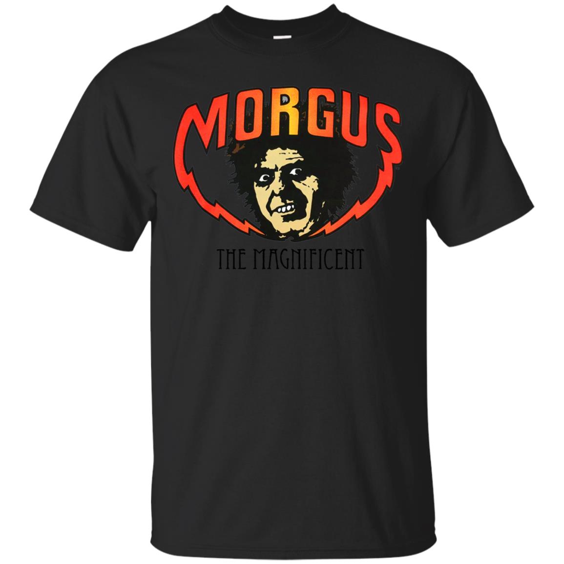morgus the magnificent t shirt - black
