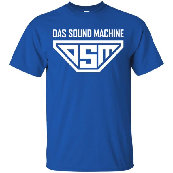 das sound machine t shirt - royal blue