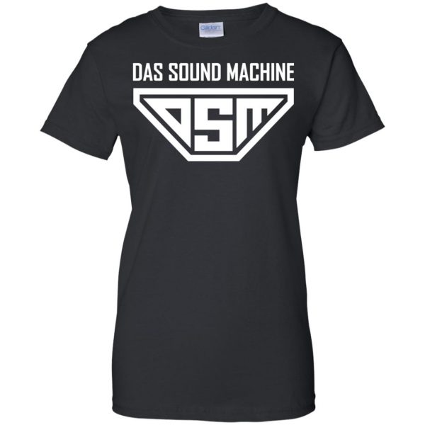 das sound machine womens t shirt - lady t shirt - black