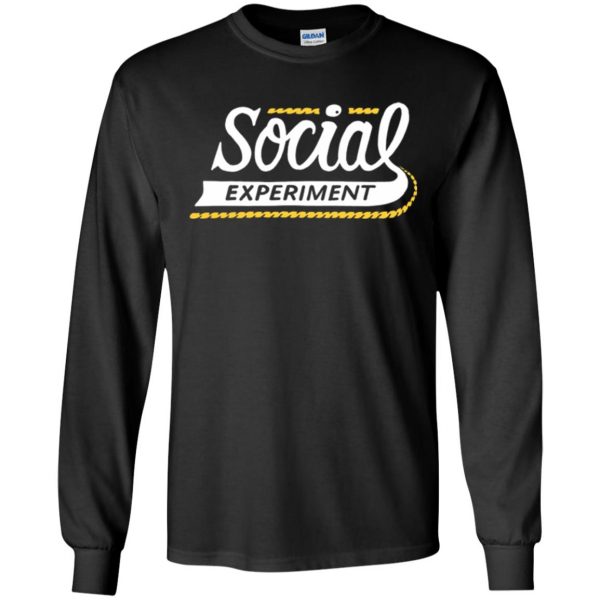 social experiment long sleeve - black