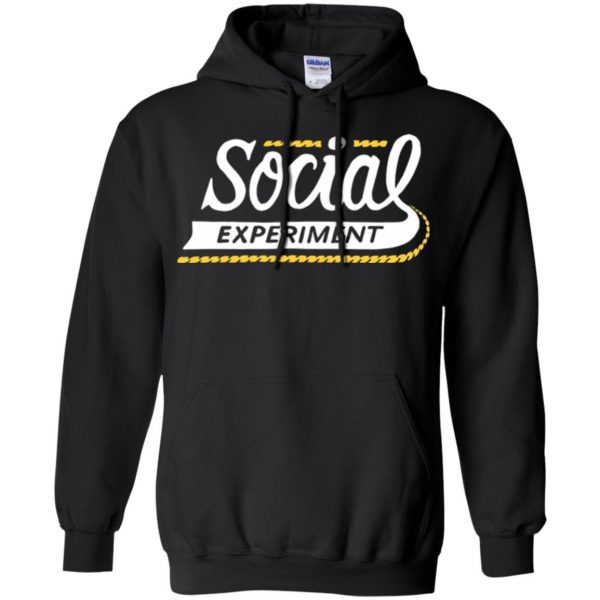 social experiment hoodie - black