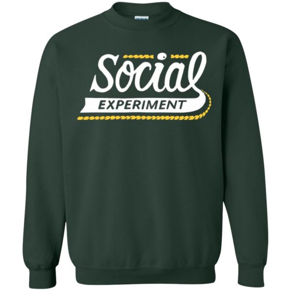 social experiment sweatshirt - forest green