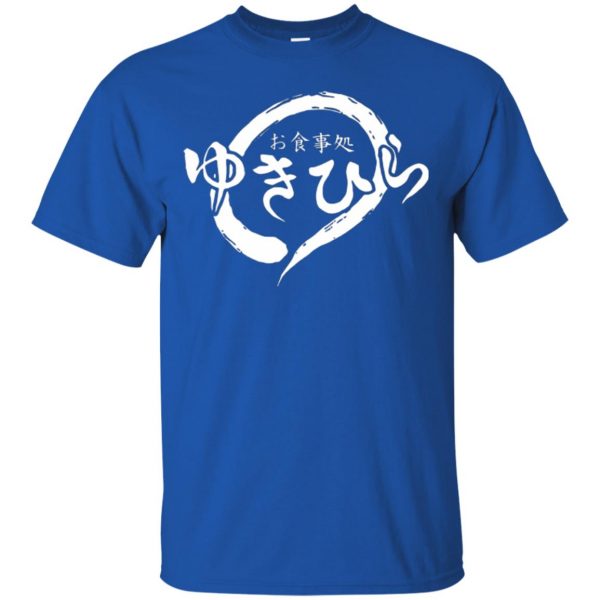 yukihira diner t shirt - royal blue