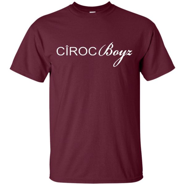 ciroc boyz t shirt - maroon