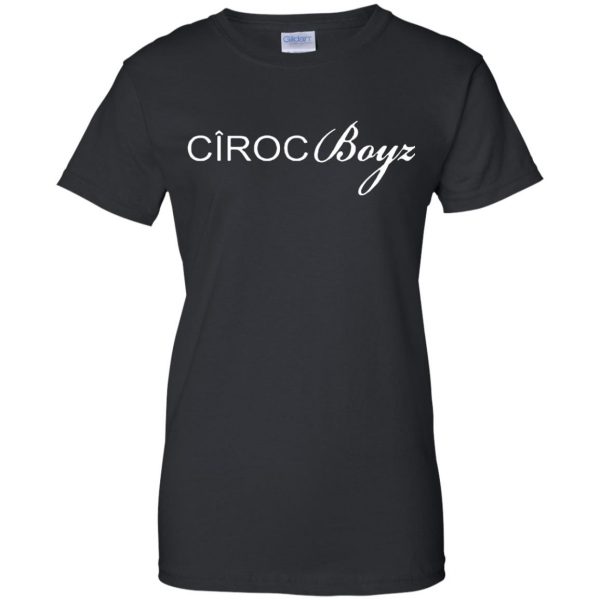 ciroc boyz womens t shirt - lady t shirt - black