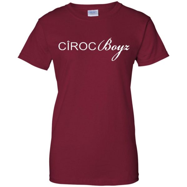 ciroc boyz womens t shirt - lady t shirt - pink cardinal