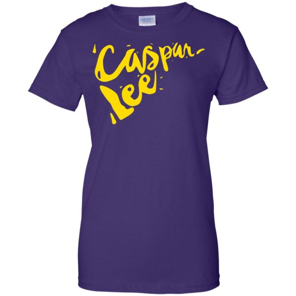 caspar lee womens t shirt - lady t shirt - purple