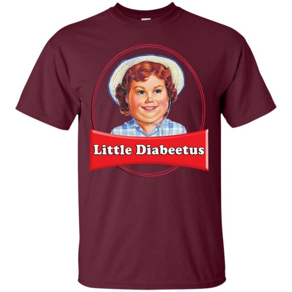 little dabbie t shirt - maroon