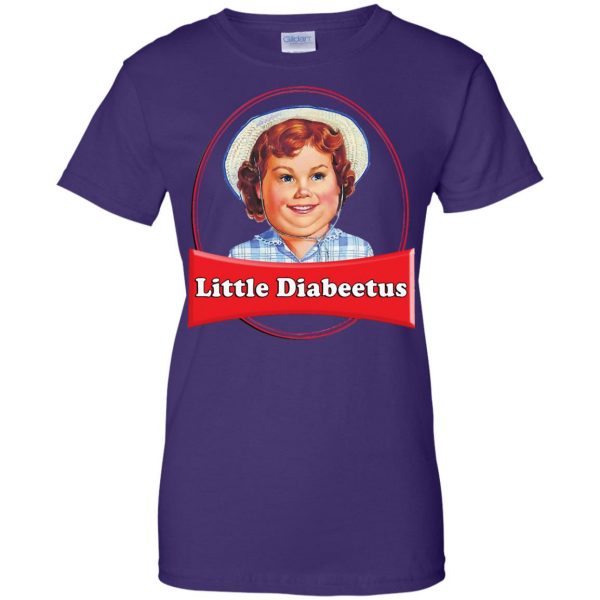 little dabbie womens t shirt - lady t shirt - purple