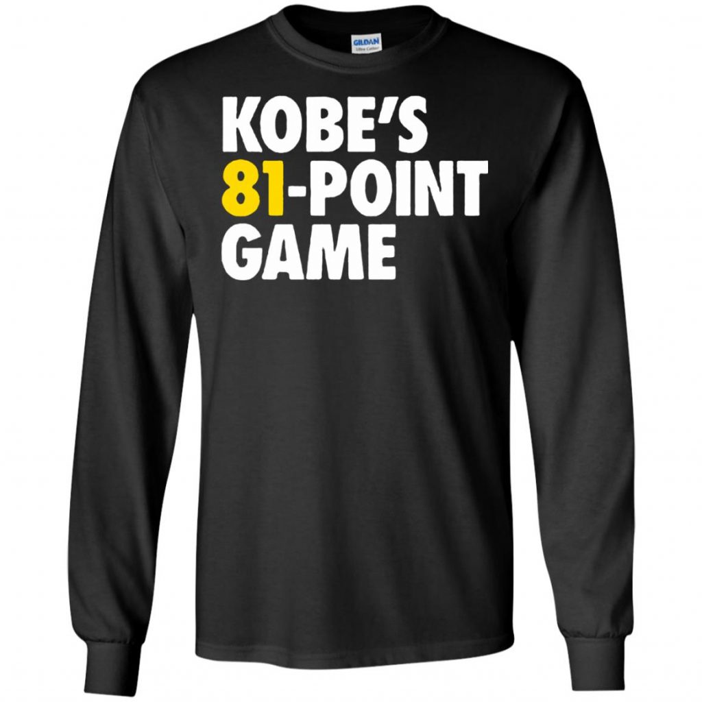 kobe 81 point t shirt