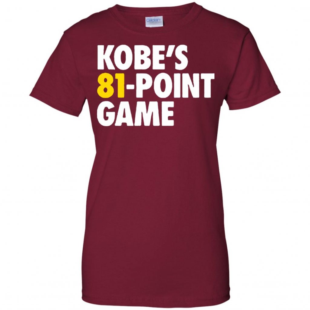 kobe 81 point t shirt