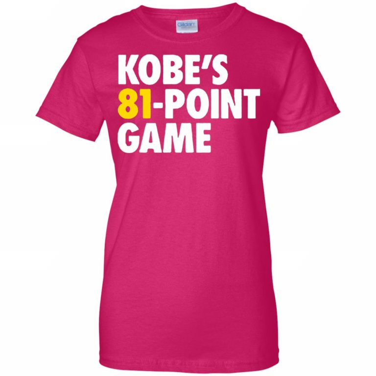 kobe 81 point t shirt