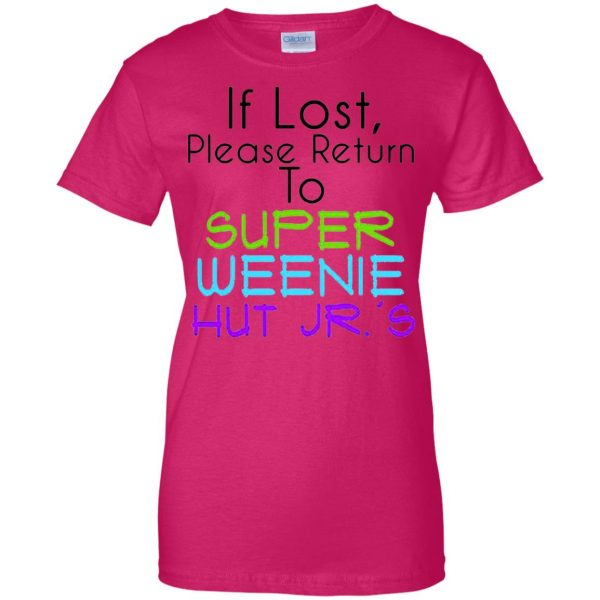 weenie hut jr womens t shirt - lady t shirt - pink heliconia