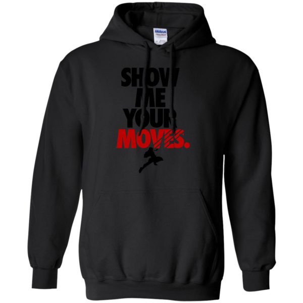 show me your moves hoodie - black