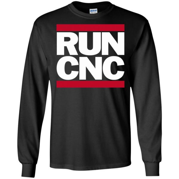 run cnc long sleeve - black