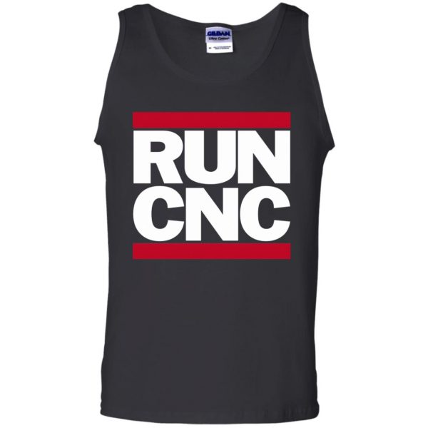 run cnc tank top - black