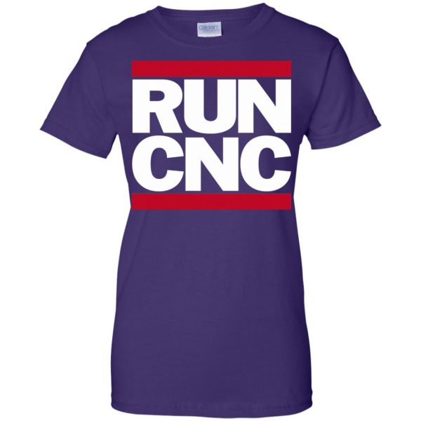 run cnc womens t shirt - lady t shirt - purple