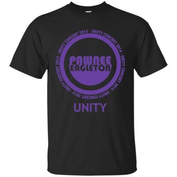 pawnee eagleton unity concert shirt - black