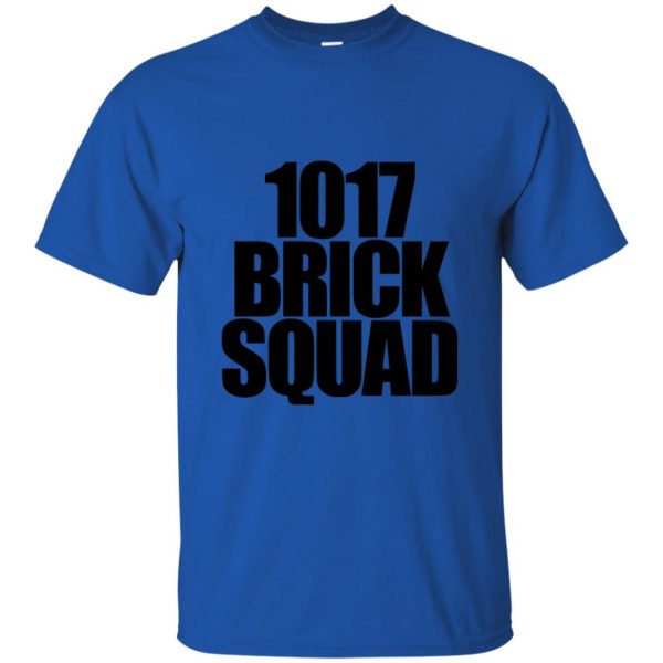 1017 brick squad t shirt - royal blue