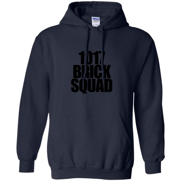 1017 brick squad hoodie - navy blue