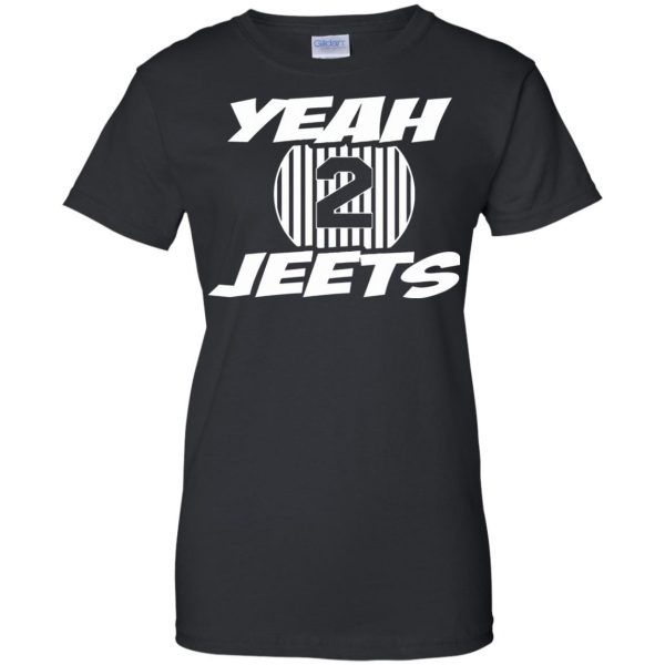 yeah jeets womens t shirt - lady t shirt - black