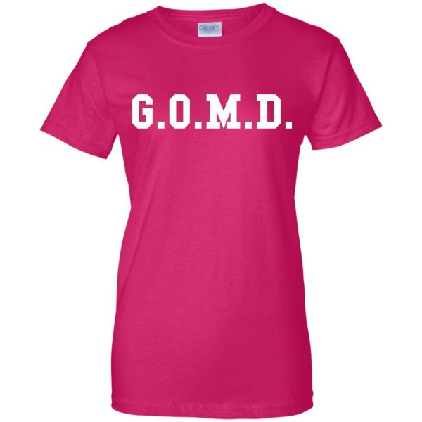 gomd womens t shirt - lady t shirt - pink heliconia