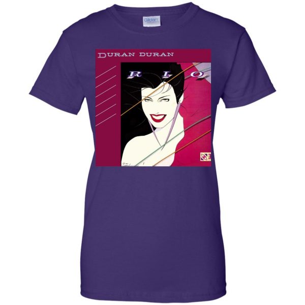 duran duran rio womens t shirt - lady t shirt - purple