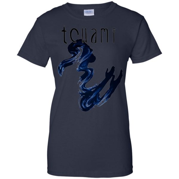 tchami womens t shirt - lady t shirt - navy blue