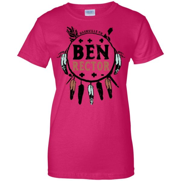 ben rectors womens t shirt - lady t shirt - pink heliconia