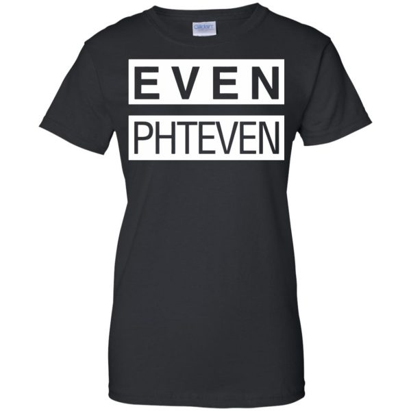 phteven womens t shirt - lady t shirt - black