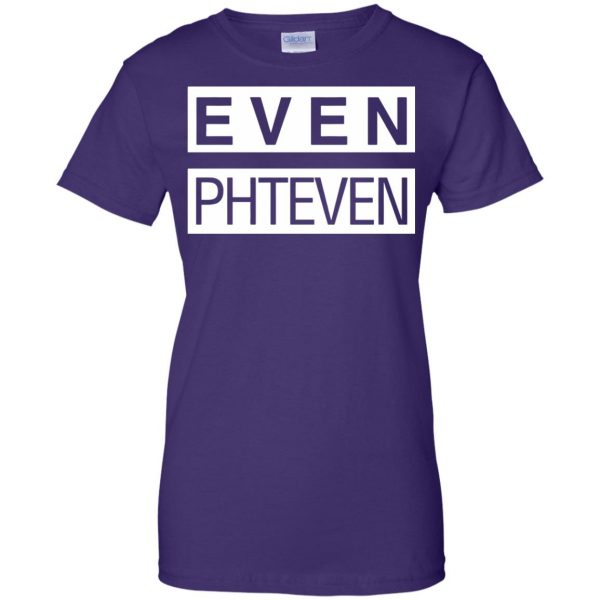 phteven womens t shirt - lady t shirt - purple