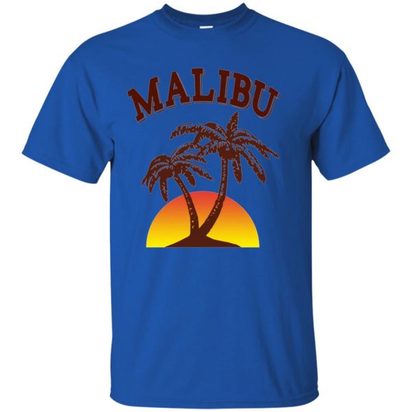 malibu rum t shirt - royal blue